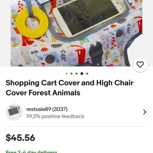 Suessie 2-in-1 Shopping Cart & Highchair Cover - Picture 4 of 4